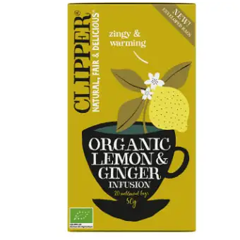 Clipper Te Lemon&Ginger Ekologiskt 50g