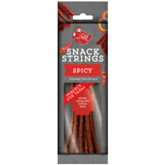 GöL Ölkorv Snack Strings Spicy 90g