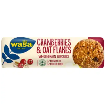 Wasa Kakor Cranberries & Oat Flakes 250g