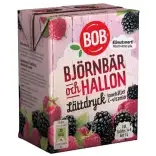 BOB Lättdryck Björnbär & Hallon