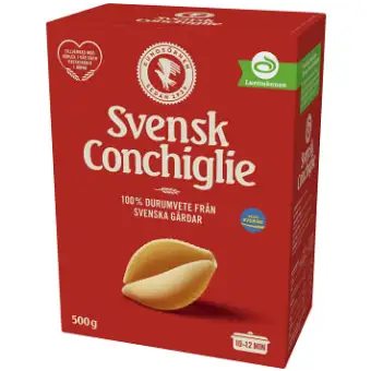 Kungsörnen Pasta Svensk Conchiglie 500g