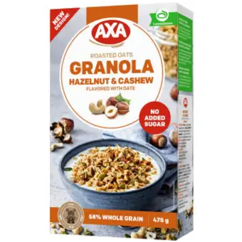 Axa Granola Hazelnut & Cashew 475g