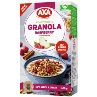 Axa Granola Raspberry & Cinnamon 475g