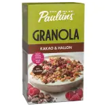 Pauluns Granola Kakao och Hallon