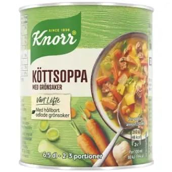 Knorr Köttsoppa med Grönsaker