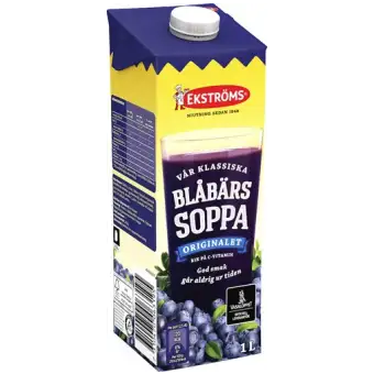 Ekströms Blåbärssoppa original