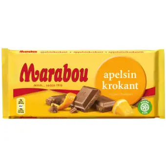 Marabou Choklad Apelsinkrokant