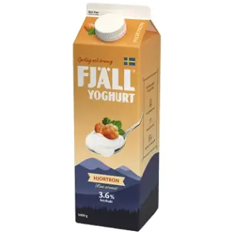 Fjällyoghurt Yoghurt Hjortron 3,6% 1000g