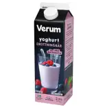 VERUM Yoghurt Drottningbär Laktosfri 2,2% 1000g