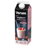 VERUM Lätt yoghurt Jordgubb 0,5% Laktosfri 1000g