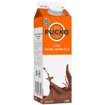 Cocio Chokladmjölk Ljus Pucko Mellanmjölk 1,5% 1l