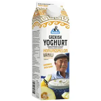 Salakis Grekisk yoghurt Honungsmelon-Vanilj 1000g