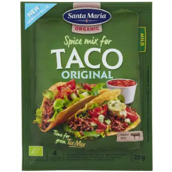 Santa Maria Taco Spice mix Original Ekologisk