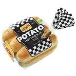 Korvbrödsbagarn Potato Hot dog bun 6-p 270g