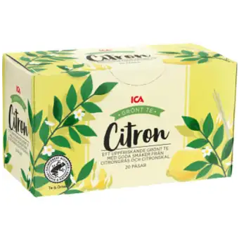 ICA Grönt te Citron 20-p