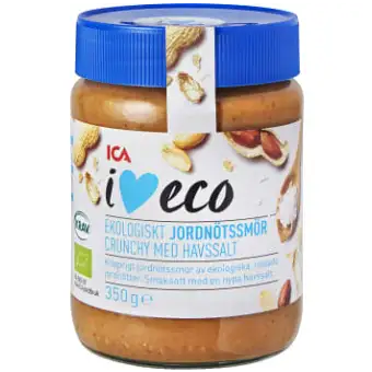ICA I love eco Jordn.smör crunchy
