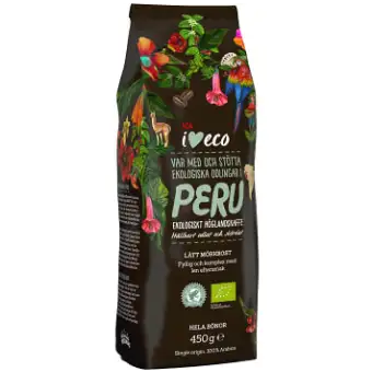 ICA I love eco Peru Hela bönor Ekologisk
