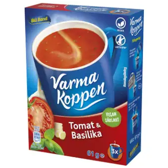 Blå Band Soppa Tomat & Basilika Varma Koppen 61g
