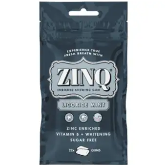 Zinq Tuggummi Licorice Mint 31,5g