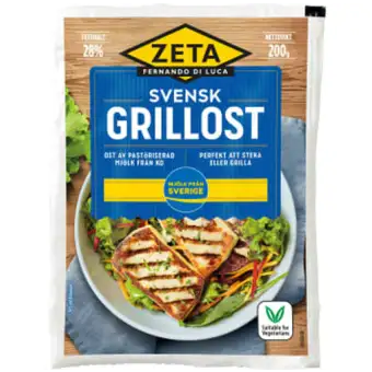 Zeta Svensk grillost 200 g