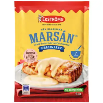 Ekströms Marsán snabb dessertsås 7 port 91g
