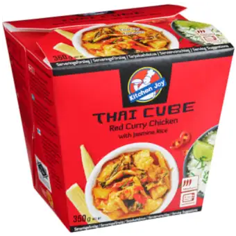 KITCHEN JOY Thai Cube Red curry chicken 350g